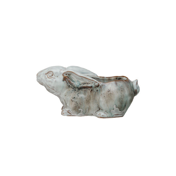 Cottagecore Rabbit Stoneware Plante